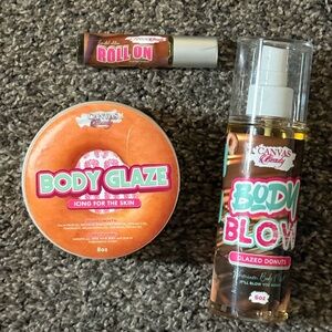 Canvas Beauty Glazed Donuts Body Glaze Set